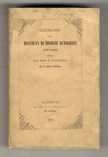 Catalogo della raccolta - , di