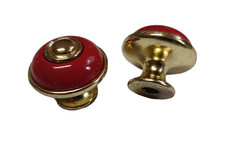 Pomolo pomello ottone legno - pomello,