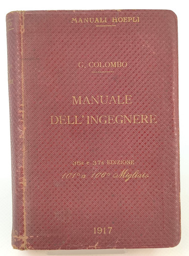 Manuale dell ingegnere colombo - manuale,