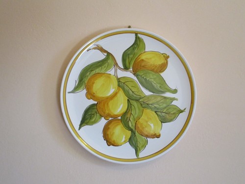 Piatto ceramica decorato a - ceramica,