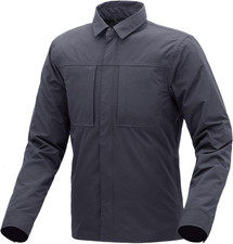 Giacca Moto Estiva SIMON HYDROSCUD. Giubbotto Scooter Uomo Taglio Camicia, Trasp