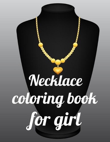 Necklace coloring book for