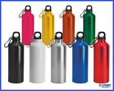 Borraccia in Alluminio Borracce Sportiva Ciclismo Acqua Bici Palestra 500 750 ml