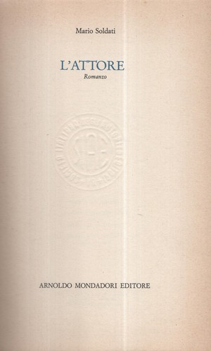 Attore mario soldati - -,