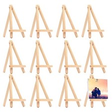 25 Pezzi Piccolo Cavalletto,Cavalletto Tavolo Legno,Mini Cavalletto L