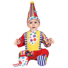 VESTITO CARNEVALE PAGLIACCETTO