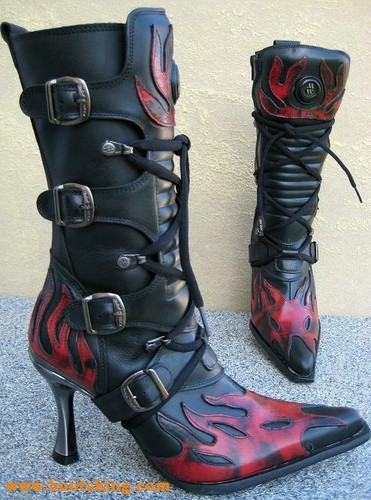 New rock boots leia - new,
