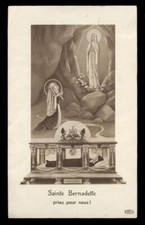 santino-holy card S.BERNADETTE
