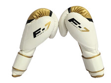 Guantoni da boxe RDX F7 16 oz oro bianco MG-1 Kalix skin training sparring palestra