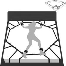 Kit Bondage Costrittivo Set Manette Fetish BDSM sesso Legare Mani Gambe letto