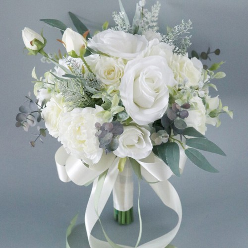 Bouquet rose artificiali in - di,