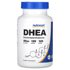 DHE A 50 mg, 120 capsules ,GLUTEN FREE, Nutricost, ENVÍO 48/72 HORAS
