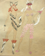 Disegno per due costumi