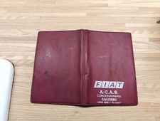 Fiat Custodia Porta Documenti  Anni 70 Per Auto Fiat epoca Concessionaria