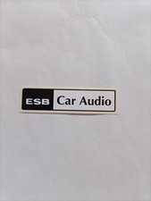 Adesivo - Old sticker - Esb Car Audio 3,5x12