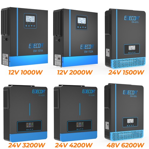 Inverter ibrido edecoa 12v - ibrido,
