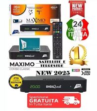 Decoder Tivusat Digiquest Combo HD Maximo New: Terrestre+Satellite+Registrazione