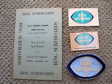 Vintage Bing surfboard patch
