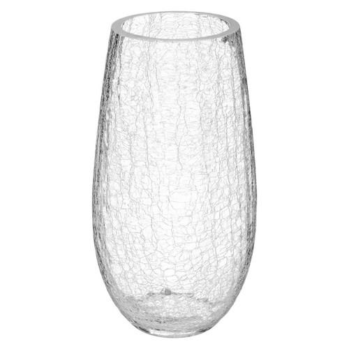 Vaso vetro bombato - , fiori