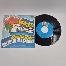 45 giri RENATO ZERO - Galeotto Fu Il Canotto PB 6523 Italy 1981 Pop Rock Disco