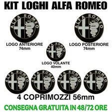 KIT LOGHI Alfa Romeo NERO -