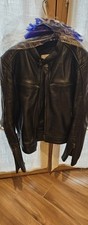Giubbino Pelle Uomo Moto Xxl