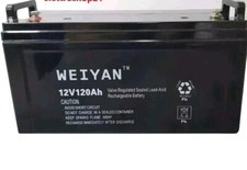 Batteria 120 fotovoltaico accumulo camper baita pannello solare 