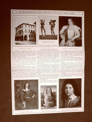 Belluno nel 1910 riordino - belluno,