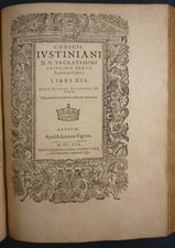 CODE JUSTINIEN 1619 - CORPUS