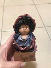 EUGENIO GALLI BUSTO LEGNO CARTAPESTA TERRACOTTA ARTIGIANATO SALENTINO