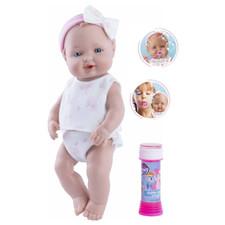 BAMBOLA CON BOLLE DI SAPONE