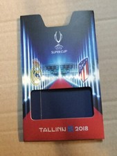 SCATOLA UFFICIALE PER PASS REAL MADRID - ATLETICO UEFA FINAL SUPERCUP TALLIN 2018