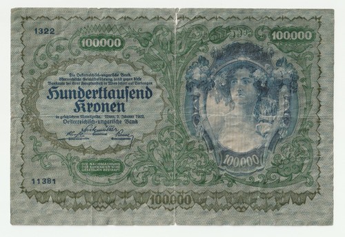 Austria 100000 kronen - 100000,