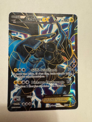 Carte pokemon zekrom - pokemon, ex