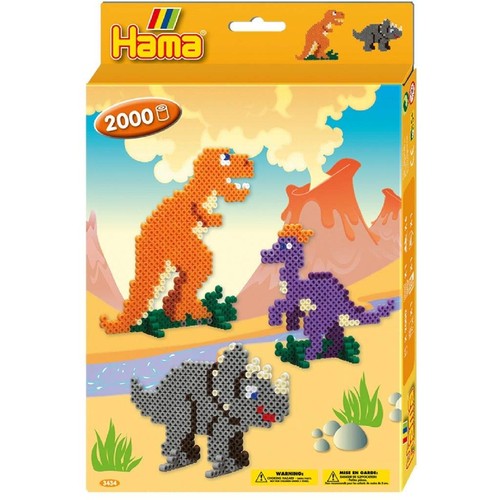 Hama beads dinosaur kingdom - beads,