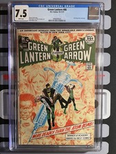 Lanterna Verde #86 CGC 7,5 Pagine Bianche DC 1971 Neal Adams Emissione Droga