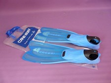 Cressi AQUA FINS pinne tacco aperto blu EU37/38 pinne snorkeling pinne nuoto