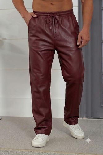 Men jogger lambskin - jogger,