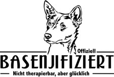 Adesivi auto BASENJI - adesivi