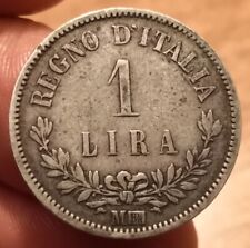 Moneta 1 Lira 1863 Milano
