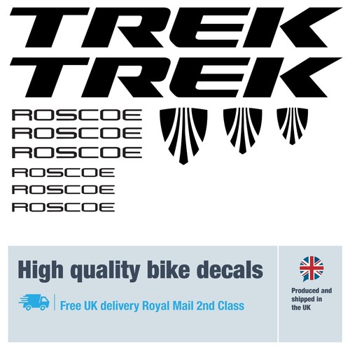 Trek roscoe bike - trek, decals