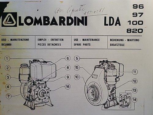 Motore lombardini lda - motore,