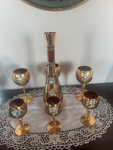 Set bicchieri murano e - set,