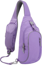 Zaino Monospalla Uomo Donna: Borsa a Tracolla Sling Ultraleggera, Tracolla Regol