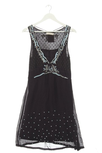 Cream abito con paillettes - cream,