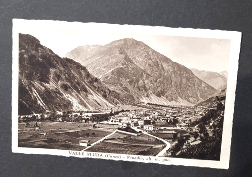 Cartolina vinadio valle - cartolina, (valle