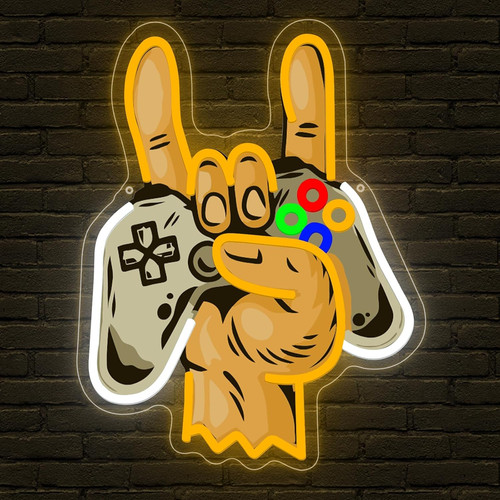 Insegna luminosa gaming - insegna,