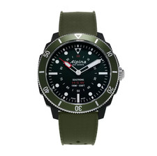 Orologio intelligente Alpina Seastrong HSW Diver uomo verde Swiss Made 44 mm AL-282LBGR4V6