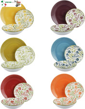 Set piatti colorati servizio - set,