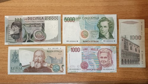 10000 5000 2000 1000 lire - 2000,